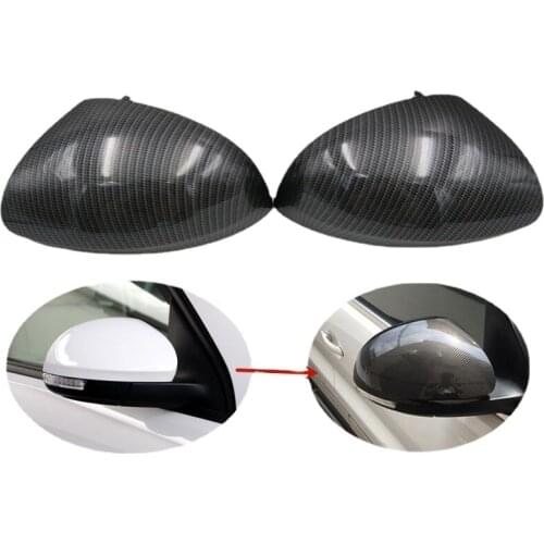 Car Rearview Mirror Cover side rear view Cap Shell Housing For Volkswagen Tiguan Sharan For Skoda Yeti wing mirror cover