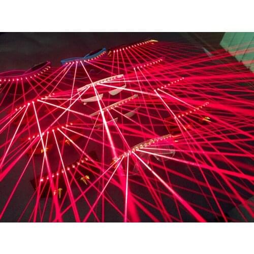 Future technology Red laser glasses show DJ Light Up Glasses Nightclub led Glass halloween christmas party Gifts cosplay