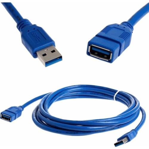 JINSHENGDA Hot USB 3.0 A Male Plug To Female Socket 3m/10ft Super Fast Extension Cable Cord