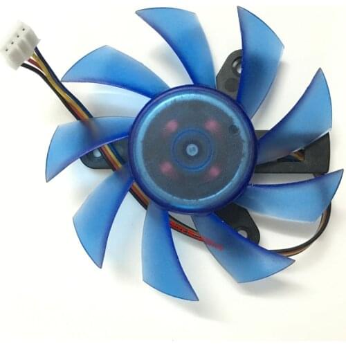 FD8015U12S 75mm DC 12V 0.5A 4Pin Computer VGA Video Card Cooler Fan Replace For HIS HD5830 HD5850 Graphics Card cooling
