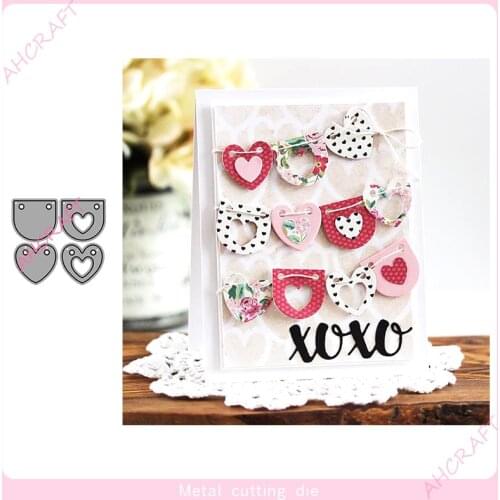Little love Label Metal Cutting Dies for DIY Scrapbooking Photo Album Decorative Embossing PaperCard Crafts Die2021