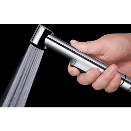 New Hot 1pcs Hand-held Switch Clean Body Bidet Nozzle Spray Shower Head Toilet Kitchen Garden Flusher-37