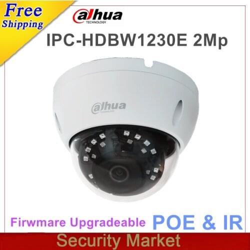 Original dahua english version IPC-HDBW1230E 2MP IR Mini-Dome Network Camera IP67 IK10