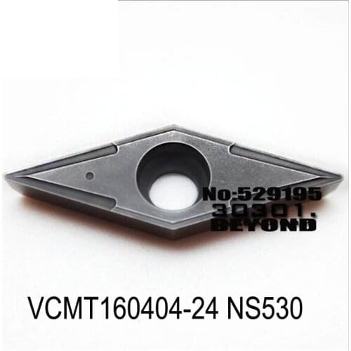 Original VCMT VCMT160404 VCMT160408 VCMTVCMT160404-24 VCMT160408-24 NS530 Lathe Cutter turning Tool Carbide Insert CNC