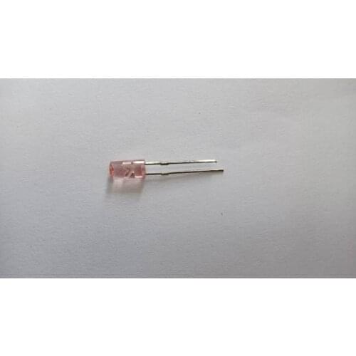 Flat Top Concave 3mm Pink LED Diode For Home Decoration Lighting