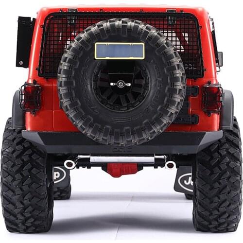 Spare Tire License Plate Rack Bottom Bracket Stand Holder for 1/10 Traxxas TRX4 Defender Axial SCX10 III RC Car Accessories