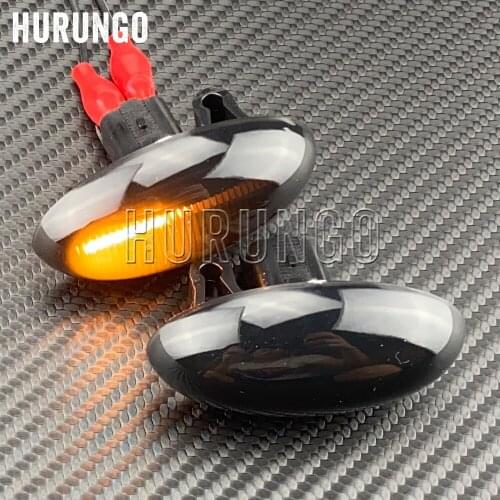 For Peugeot 307 206 207 407 107 607 Citroen C1 C2 C3 C5 LED Dynamic Turn Signal Light Flowing Water Side Marker Indicator Light