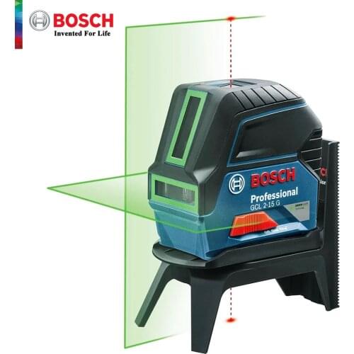 Bosch Green Light Level GCL2-15G /2 line 2 point laser marking instrument/casting line instrument is suitable for outdoor indoor