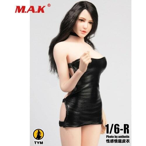 1/6 Female Sexy Corset Model PULeather Costume Underwears Fit PH No Body TYM085