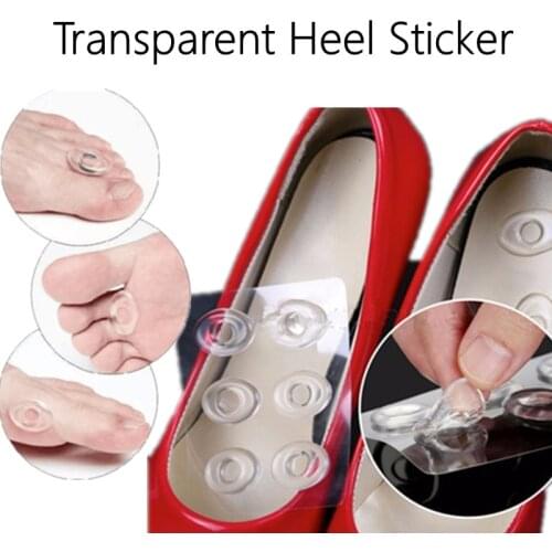1PCS Soft PU Silicone Shoe Insert Wear-resistant Transparent Heel Sticker Corn Pad Feet Care Tool For Women Girls