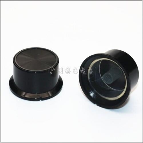 10 Pieces Diameter 39MM height 22MM Potentiometer Adjustment Plastic Light transmission Knob Cap Flower Shaft Inner Hole 6MM