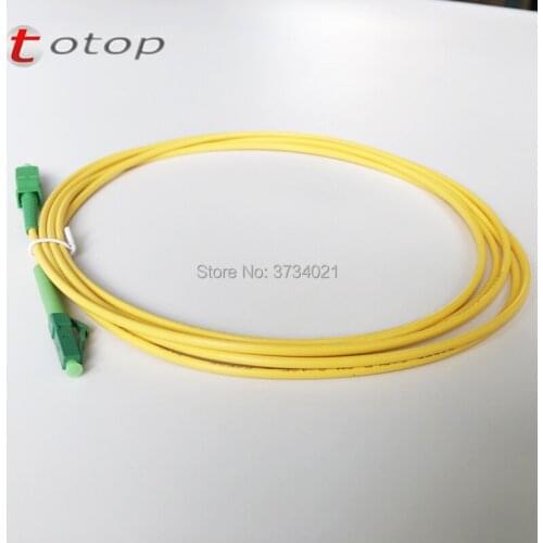 10Pcs/lot SC/APC-LC/APC G657B Fiber Optic Patch Cord 5M 3.0mm Simplex Singlemode PVC Jacket FTTH Fiber Optic Jumper