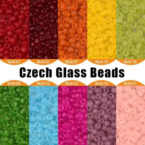 200Pcs 4mm Glass Beads 24 Colors Charm Loose Space Beads For DIY Jewelry Making Bracele Earrings