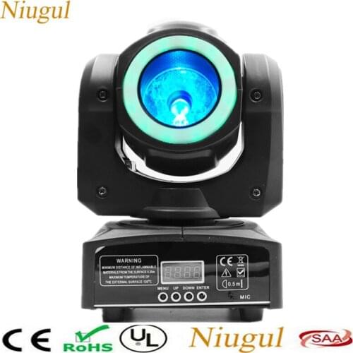 4pcs/lot 60W RGBW LED Beam Light With RGB LED Light Strip/LED Spot Lighting Stage Moving Head Light For Party Wedding Disco Bar