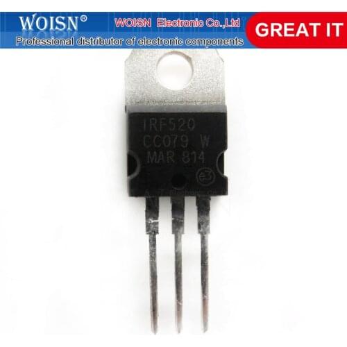 5pcs/lot IRF520NPBF IRF520N IRF520 TO-220 New original In Stock