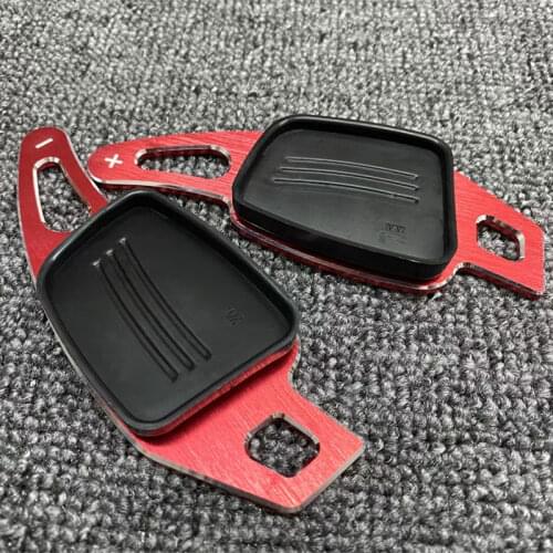 Car Aluminum Alloy Steering Wheel Shift Paddles For Audi A1 A3 A4L A5 A6L A7 A8 S4 S5 Q2 Q5L Q7 TT TTS 20Extension Shifters