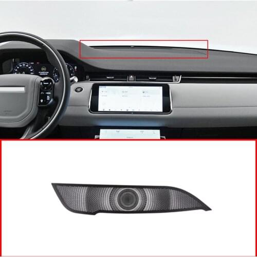 Black Aluminum Alloy Car Dashboard Speaker Cover Trim For Range Rover Evoque (L551) 2019- 2020 Year Left Hand Drive Accessories