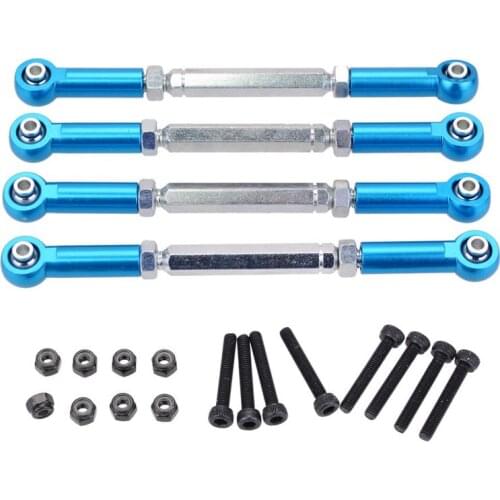 CNC Machined Aluminium Alloy Steering Rod RC Linkage Servo Rod Replacement accessory for 1/8 HSP 94111 94188 RC Car upgrade