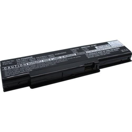 CS 6600mAh battery for Toshiba Dynabook AW2,Satellite A60-662,A60-S1591,PA3384U-1BAS, PA3384U-1BRS, PABAS052
