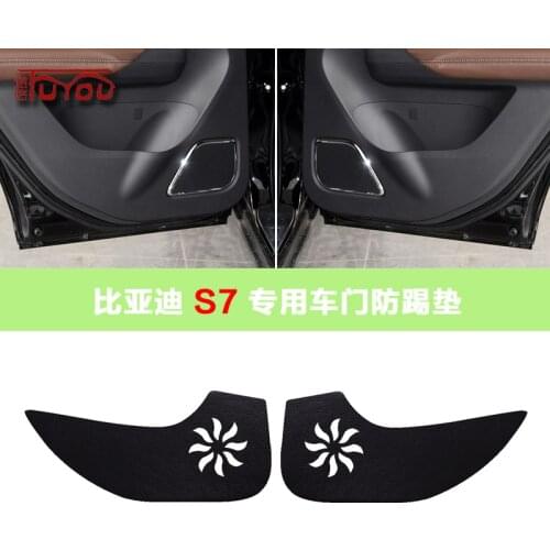 For BYD S7 4pcs Car Inside Door Cover Pad Scratch Protection Anti Kick Pad Car Interior