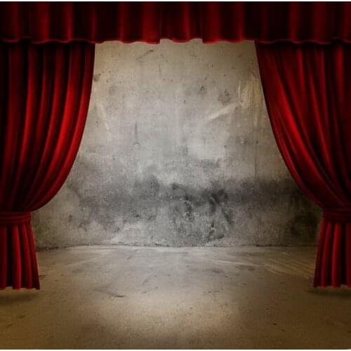 Fotografia red curtains photography backgrounds digital vinyl portrait backdrops photography of photo studio accessories F-747