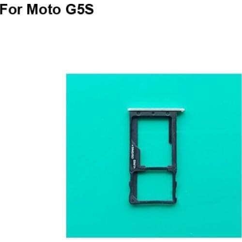 2PCS For Moto G5S XT1799-2 New Tested Sim Card Holder Tray Card Slot For Moto G 5S Sim Card Holder Replacement