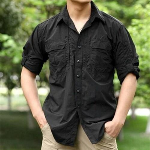 Summer Quick Dry Long Sleeve Mesh Breathable Shirt Male Outdoor Climbing Fishing Hiking Cycling Thin Sunscreen Fast Drying Tops