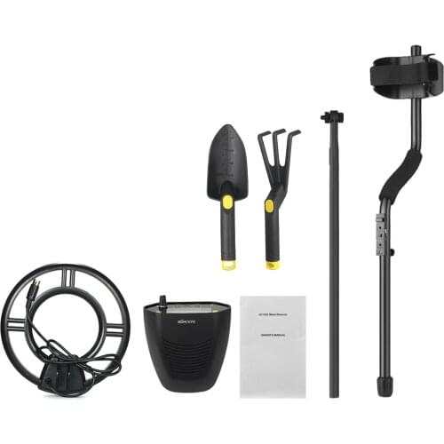 KKmoon LCD Display Metal Detector Nugget Detector Gold Digger Treasure Hunter with Adjustable Sensitivity Waterproof Search Coil