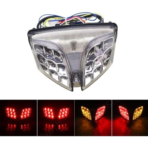 Motorcycle Rear Tail Light Brake Turn Signal Integrated LED Light Smoke For SUZUKI GSXR1000 GSX-R1000 2009 2010 2011 2012 2013