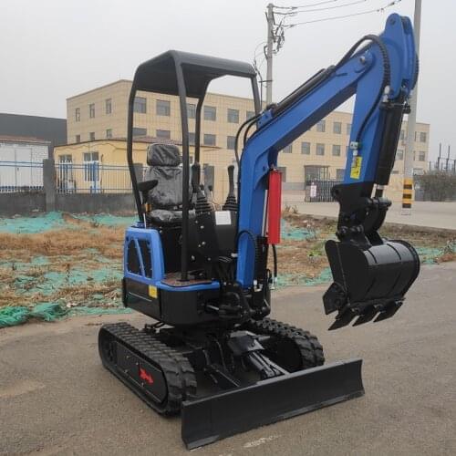 China wholesale small digging machine 1 ton mini excavator with optional attachments