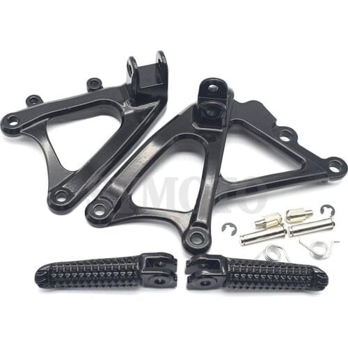 Motorcycle Front Rider Footrest Foot pegs Bracket Set For Yamaha YZF R1 YZF-R1 2009 2010 2011 2012 2013 2014