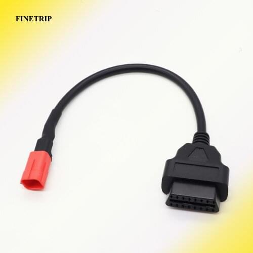 Economy OBD Motorcycle Cable For Honda 4Pin / 6Pin Plug to OBD2 16 pin Female Adapter