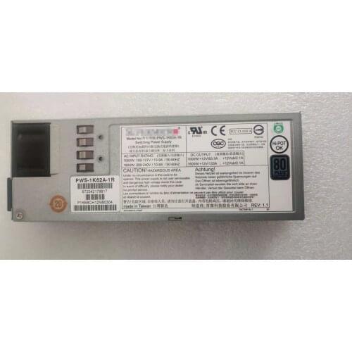 PWS-1K62A-1R for Supermicro server redundant power supply 1000W 1600W