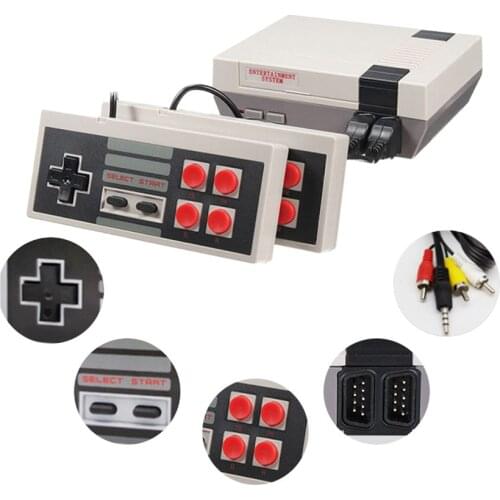 Retro Classic Mini Game Console Childhood Game Console Built-in 620 Games, Dual Control 8-Bit Handheld Game Player for TV Video