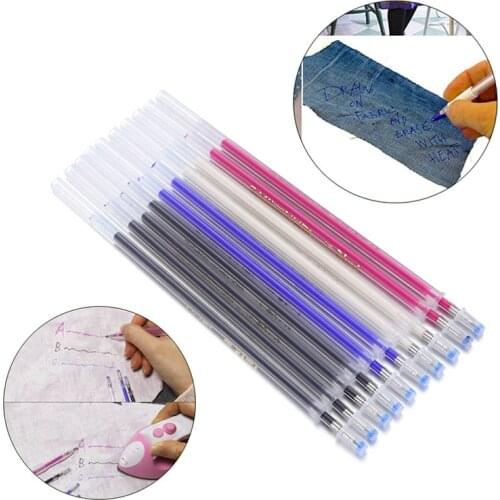 1Set DIY Craft PP Sewing Accessories Leather-specific Multi Purpose Disappearing Marker Pens Fade Out Fabric Markers Pencil