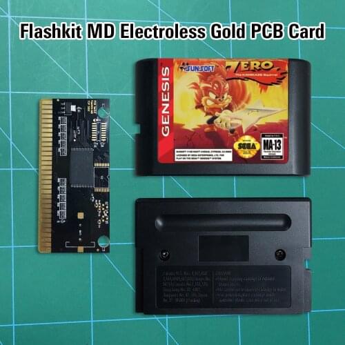 Zero the Kamikaze Squirrel - 16 bit MD Games Cartridge For MegaDrive Genesis console
