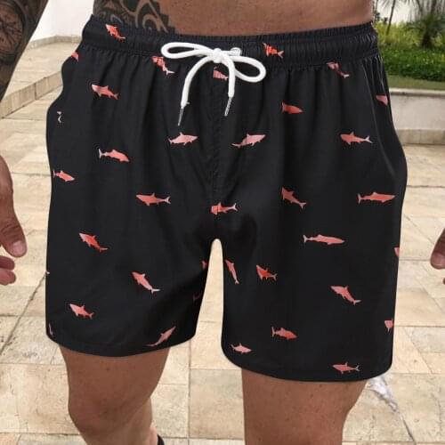 Swimwear Beach Board Shorts Men Running Sports Sea Surf Pants Quick Dry Male Breathable Elastic Waist Fashion Casual Shorts