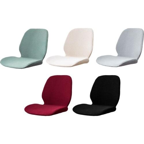 Super Soft Jacquard Curved Dining Chair Cover Banquet Conferences Home Dining Room Slipcover Washable