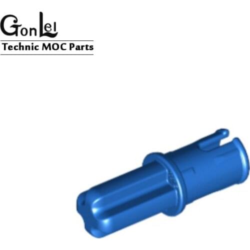 100Pcs/Lot High-Tech Axle Pin with Friction Ridges Lengthwise MOC Building Blocks Bricks Parts DIY Toys Compatible with 43309