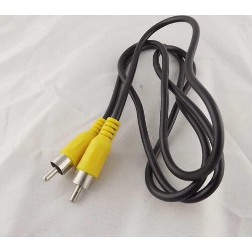 1pc 1M 5M 15Ft Single 1-RCA Phono Cable Male to Male Composite Audio Video black Cable