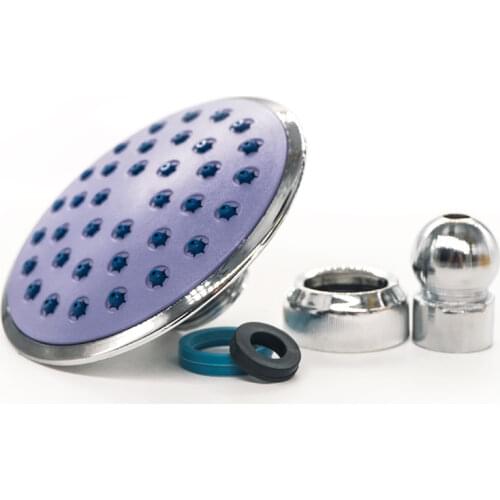 1pc Bathroom SPA Shower Head ABS Chrome Handheld Water Saving Pressure Rain Arm Rround Shower Head Universal