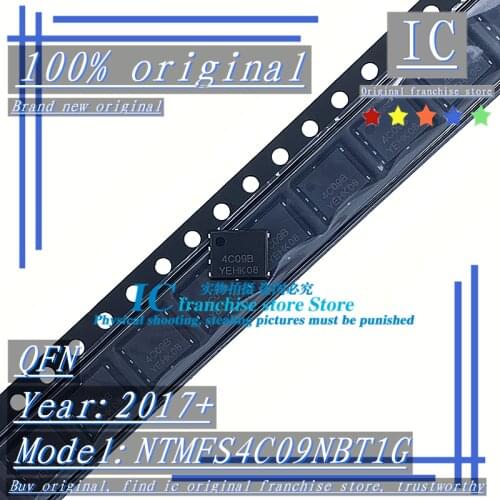 2020+ 100% Brand new original 5PCS-50PCS NTMFS4C09NBT1G 4C09B QFN-8 30V 20A MOS tube