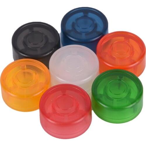 7 colors Footswitch Topper 1 pc Plastic Bumpers Protector Footswitch Topper For Guitar Effect Pedal 25x12mm