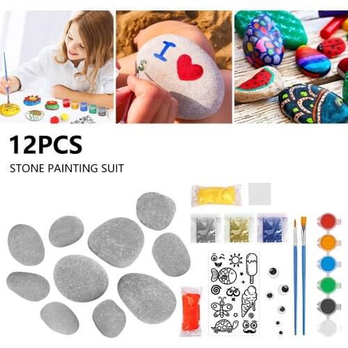 6 Colors Acrylic Paint Pens for Rocks Painting Stone DIY Drawing Mug Wood Fabric Canvas Easter Egg Marking Pens Art Supplies