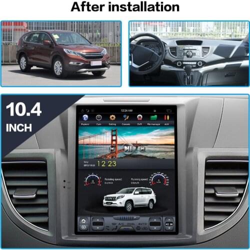 For Honda CRV 2012-18 Tesla styl Android Car Radio Player GPS Navigation Auto Stereo Multimedia Video Headunit DSP carplay Tesla