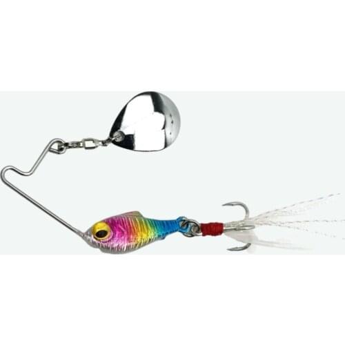 Spinner Spoon Metal Fishing Lure 10g 15g 20g Sequins Crankbait Spoon Artificial Baits Wobbler Rotating Bait with Treble Hooks