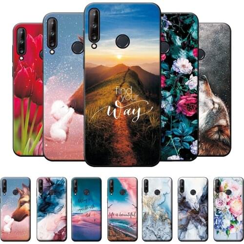 For Huawei Y6P Case Cover Y 6P y6P Cute Back Cases Silicone Cover For Huawei Y6P Y6P For Huawei Y6P 6.3'' Soft TPU Phone Bumper