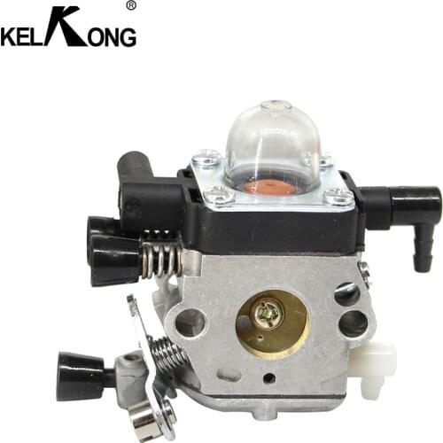 KELKONG Carburetor For Stihl MM55 MM55C Tiller Zama Carb C1Q-S202A With primer bulb valve OEM# 4601-120-0600