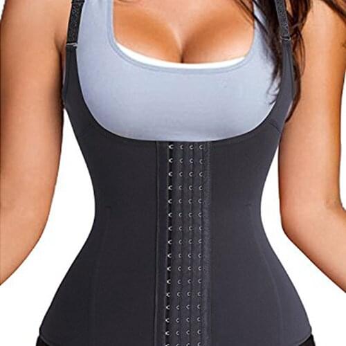 Hot Neoprene Body Shaper women Slimming Waist Trainer Adjustable Shoulder Strap Waist Waist Cincher Tummy Vest Corset dropship