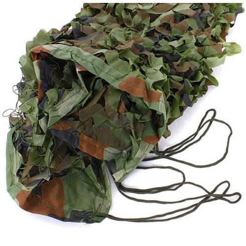Hot 7m x 1.5m Woodland Camouflage Net Shooting Hide Army Net Hunting Camo Netting
